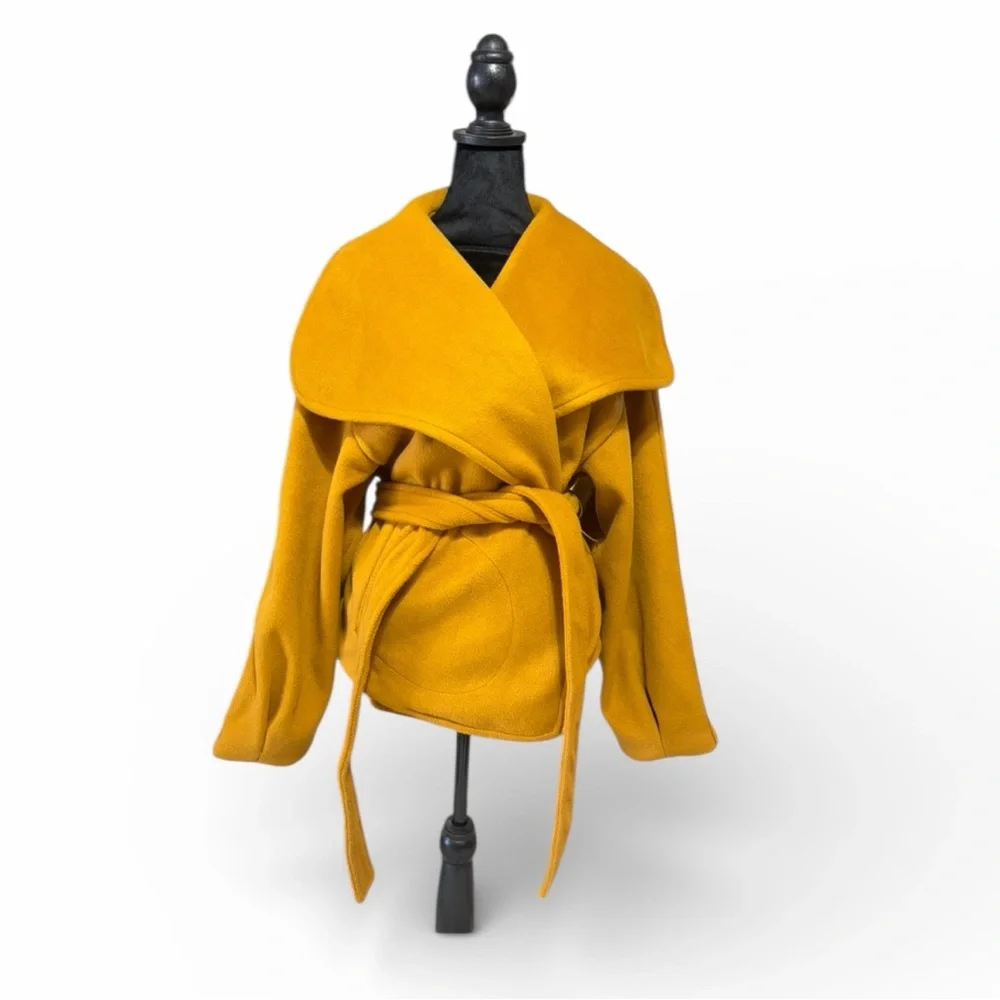 Free People Mina Jacket in the color "Narcissus" or mustard yellow, Medium, NWT - Picture 5 of 11